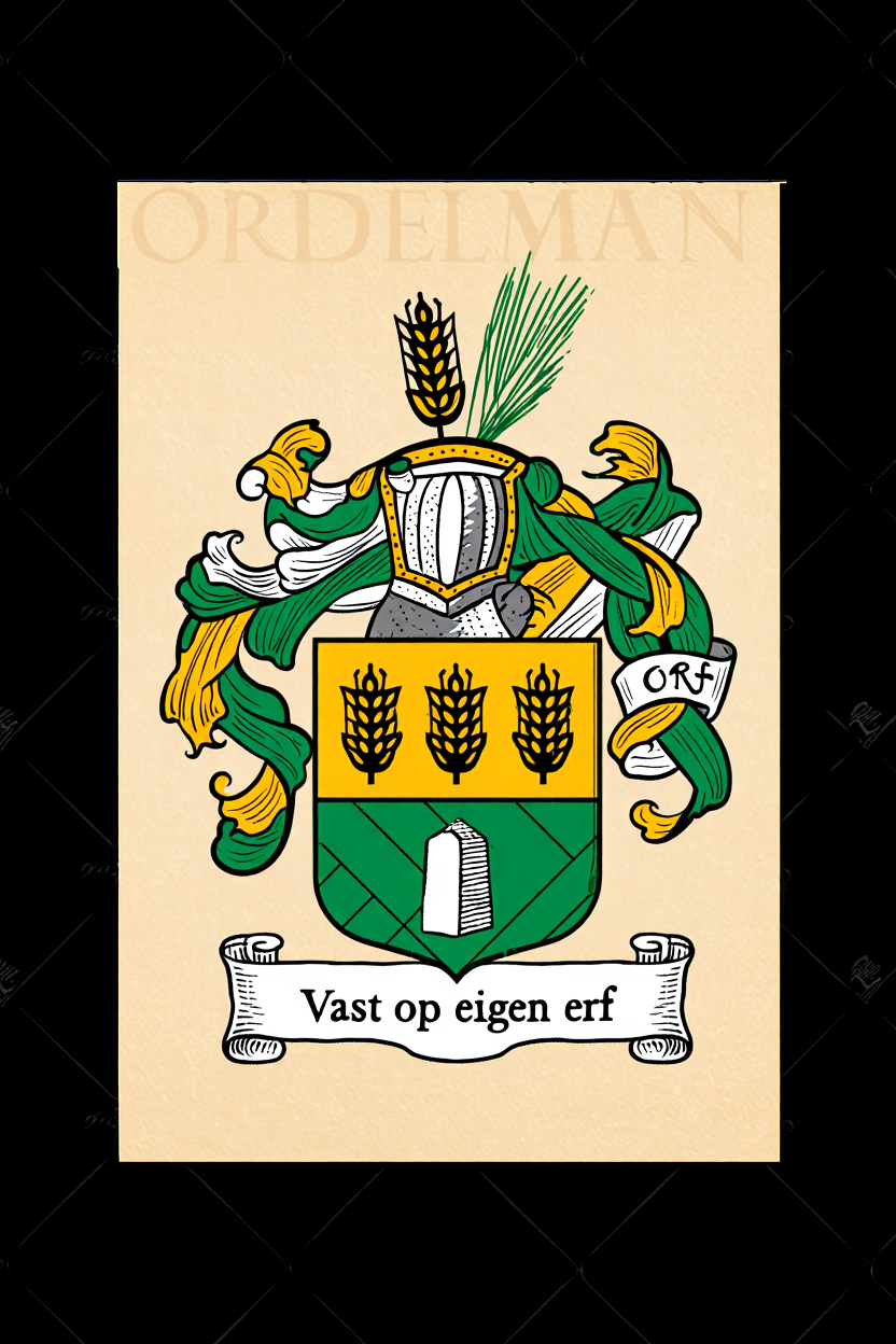 Familiewapen van de achternaam ORDELMAN