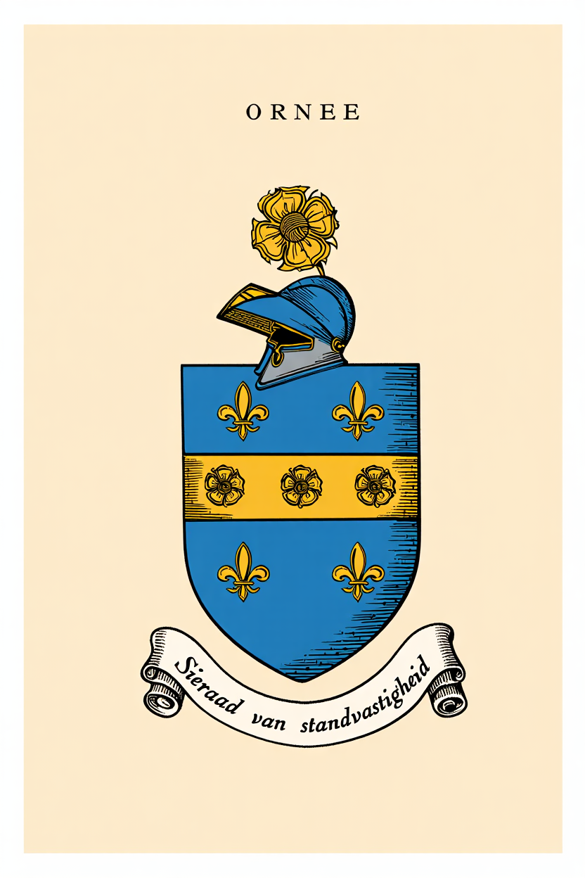 Familiewapen van de achternaam ORNEE (vergrendeld)