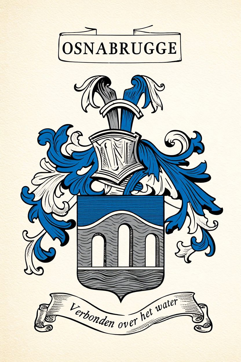 Familiewapen van de achternaam OSNABRUGGE (vergrendeld)