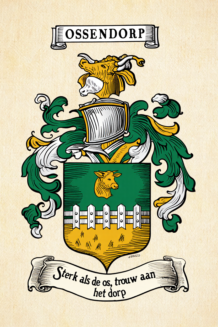 Familiewapen van de achternaam OSSENDORP