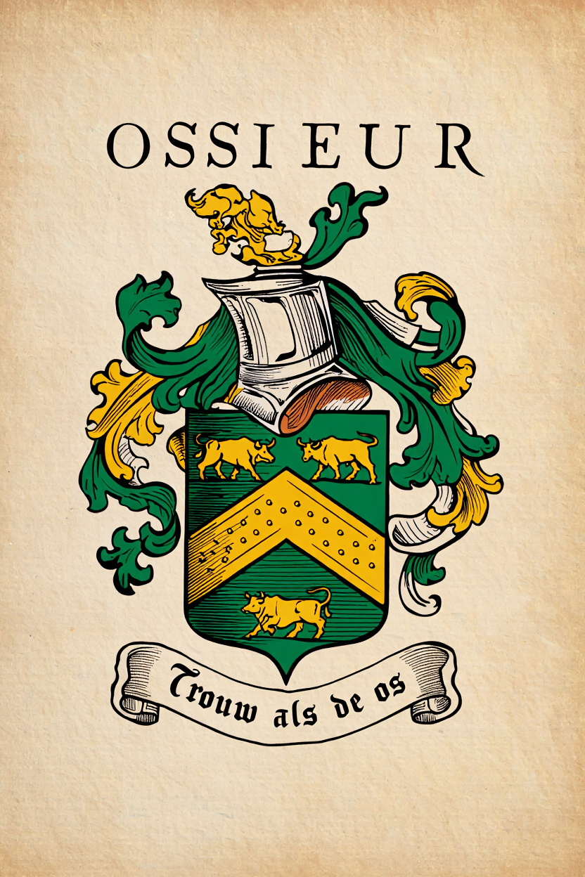 Familiewapen van de achternaam OSSIEUR