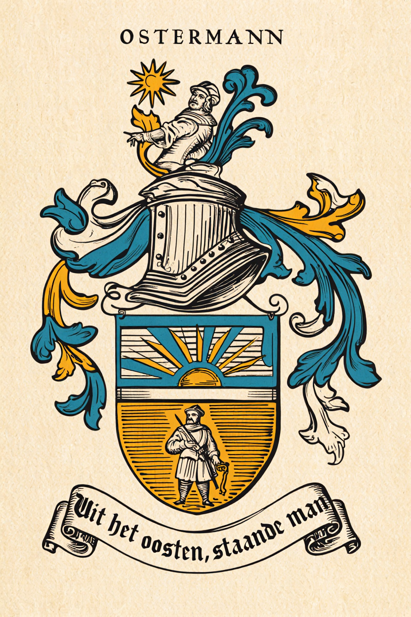 Familiewapen van de achternaam OSTERMANN
