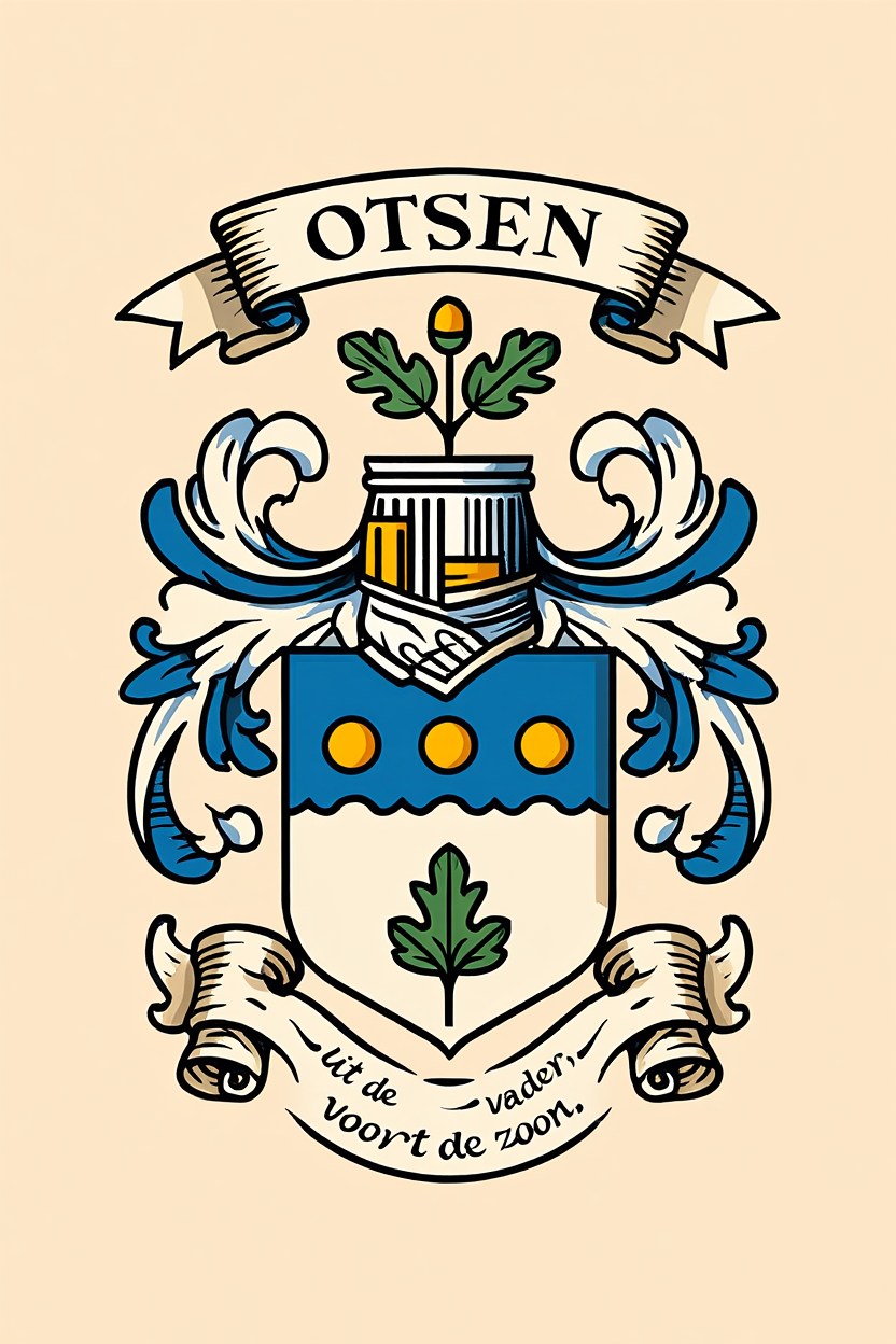 Familiewapen van de achternaam OTSEN