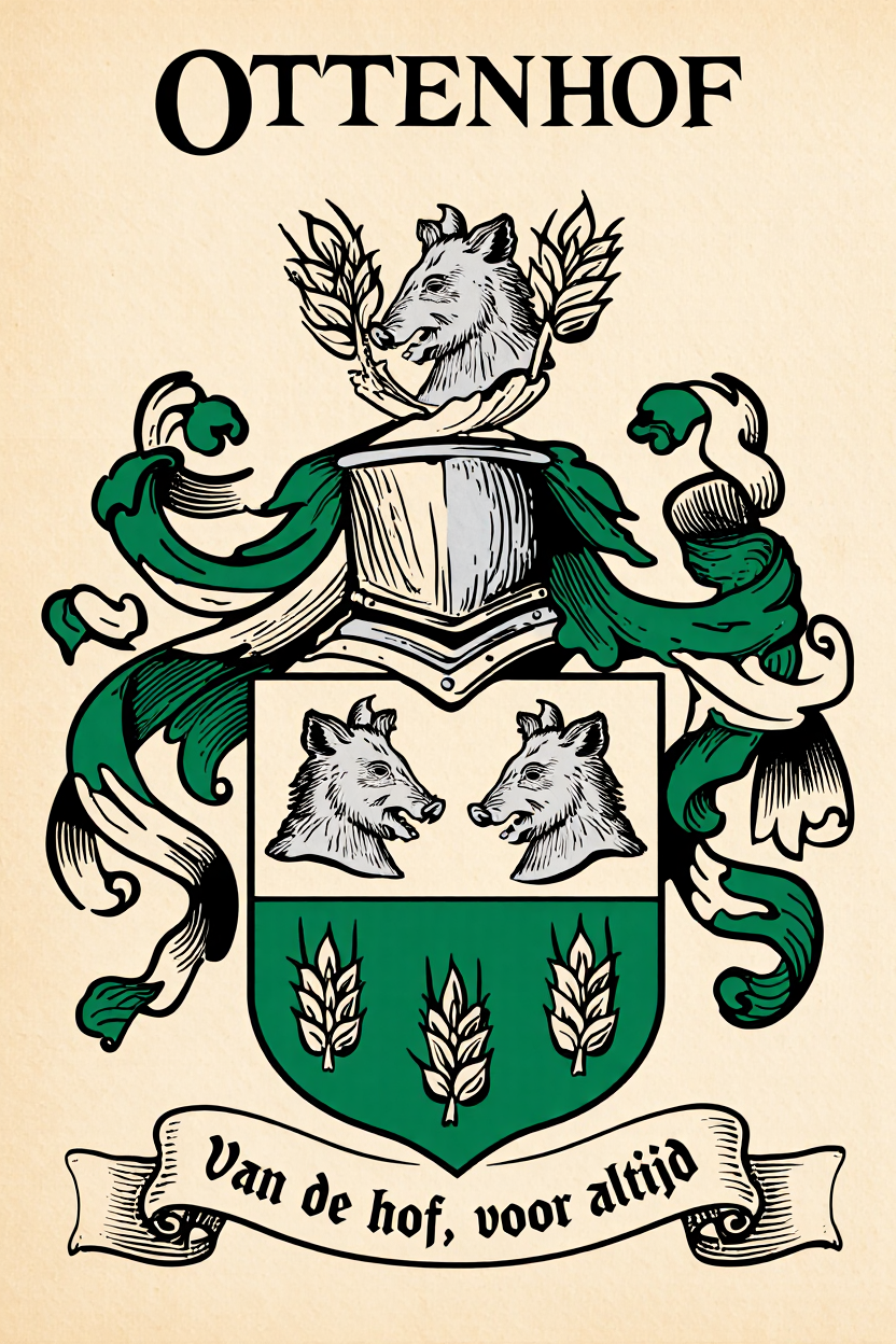 Familiewapen van de achternaam OTTENHOF