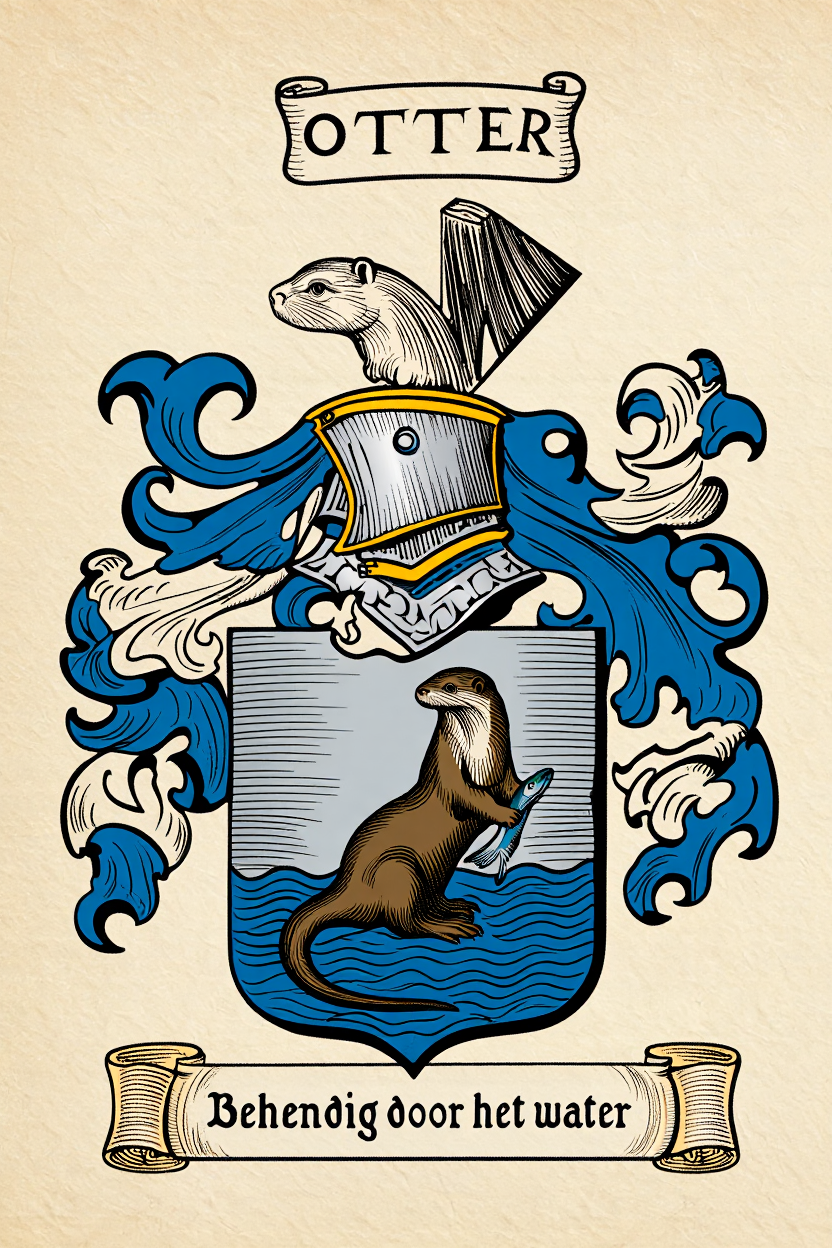 Familiewapen van de achternaam OTTER