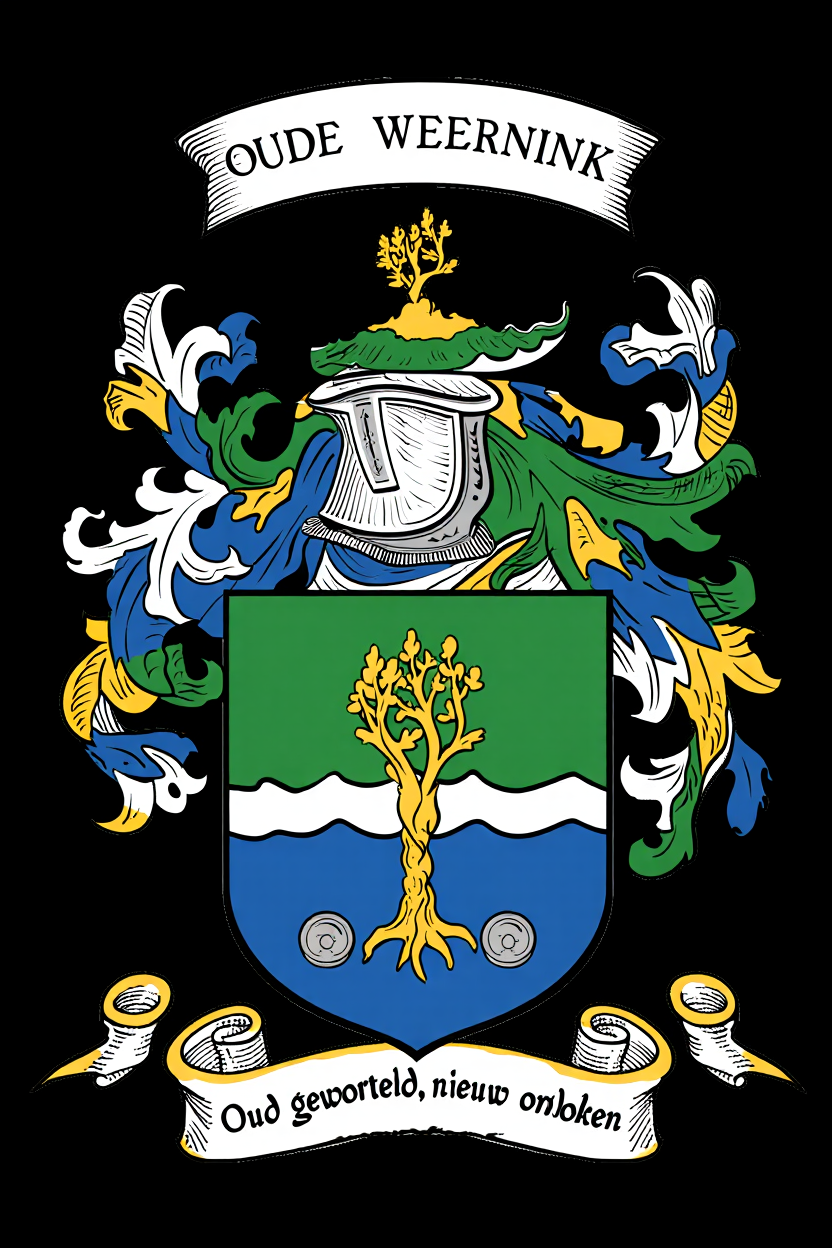 Familiewapen van de achternaam OUDE WEERNINK