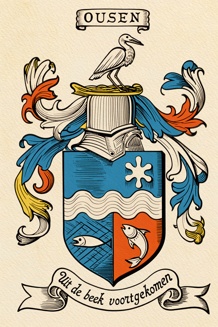 Familiewapen van de achternaam OUSEN