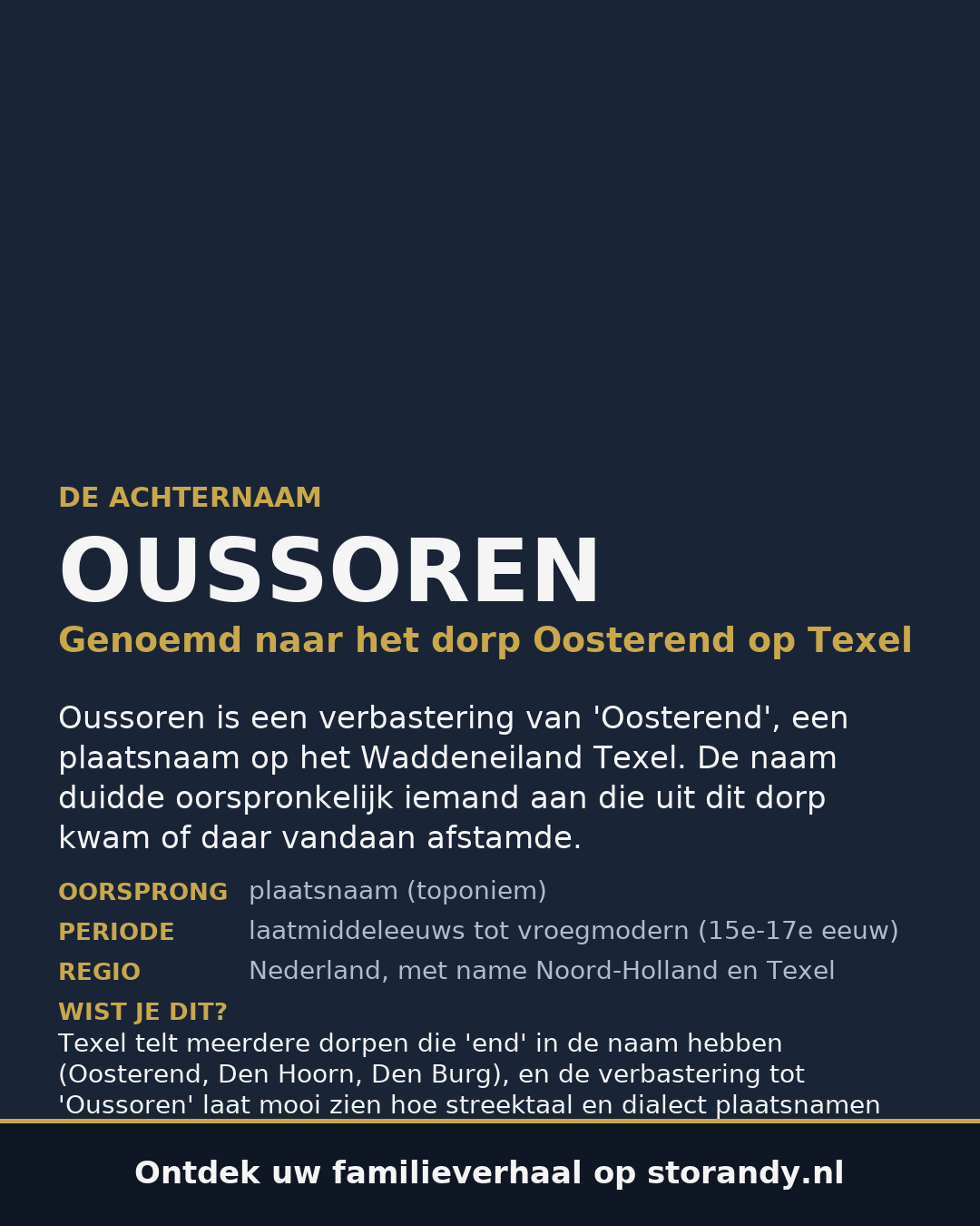 Familiewapen van de achternaam OUSSOREN