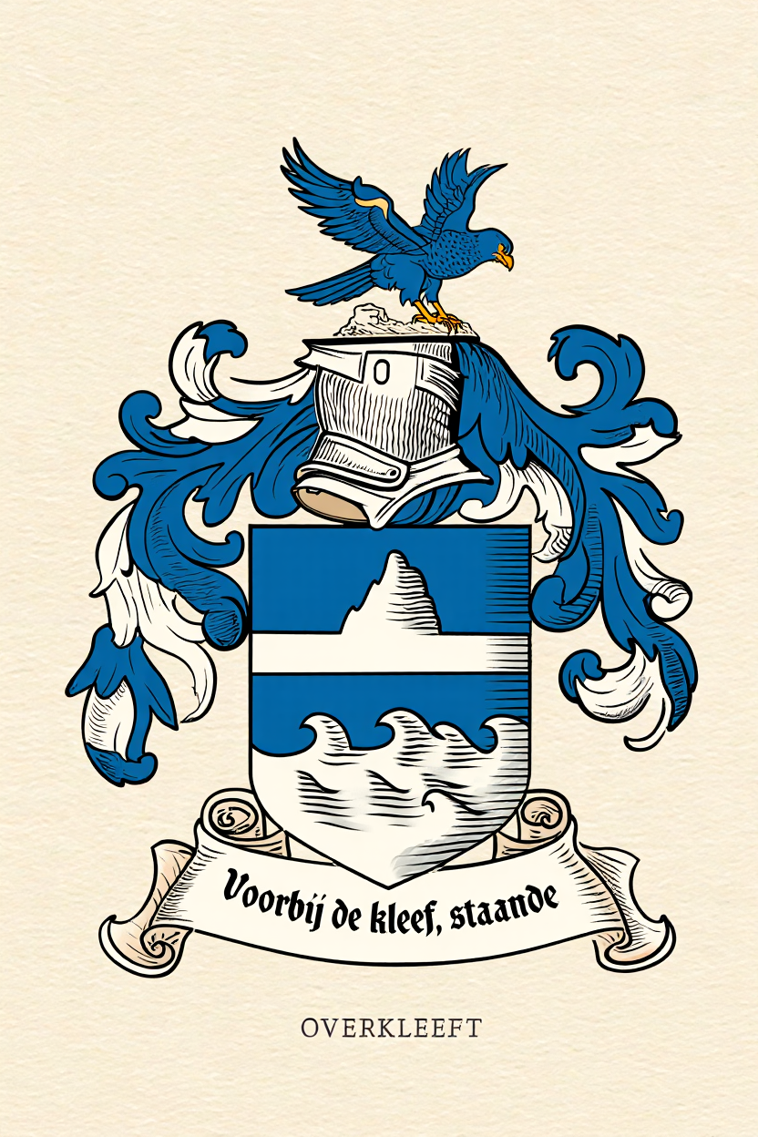 Familiewapen van de achternaam OVERKLEEFT