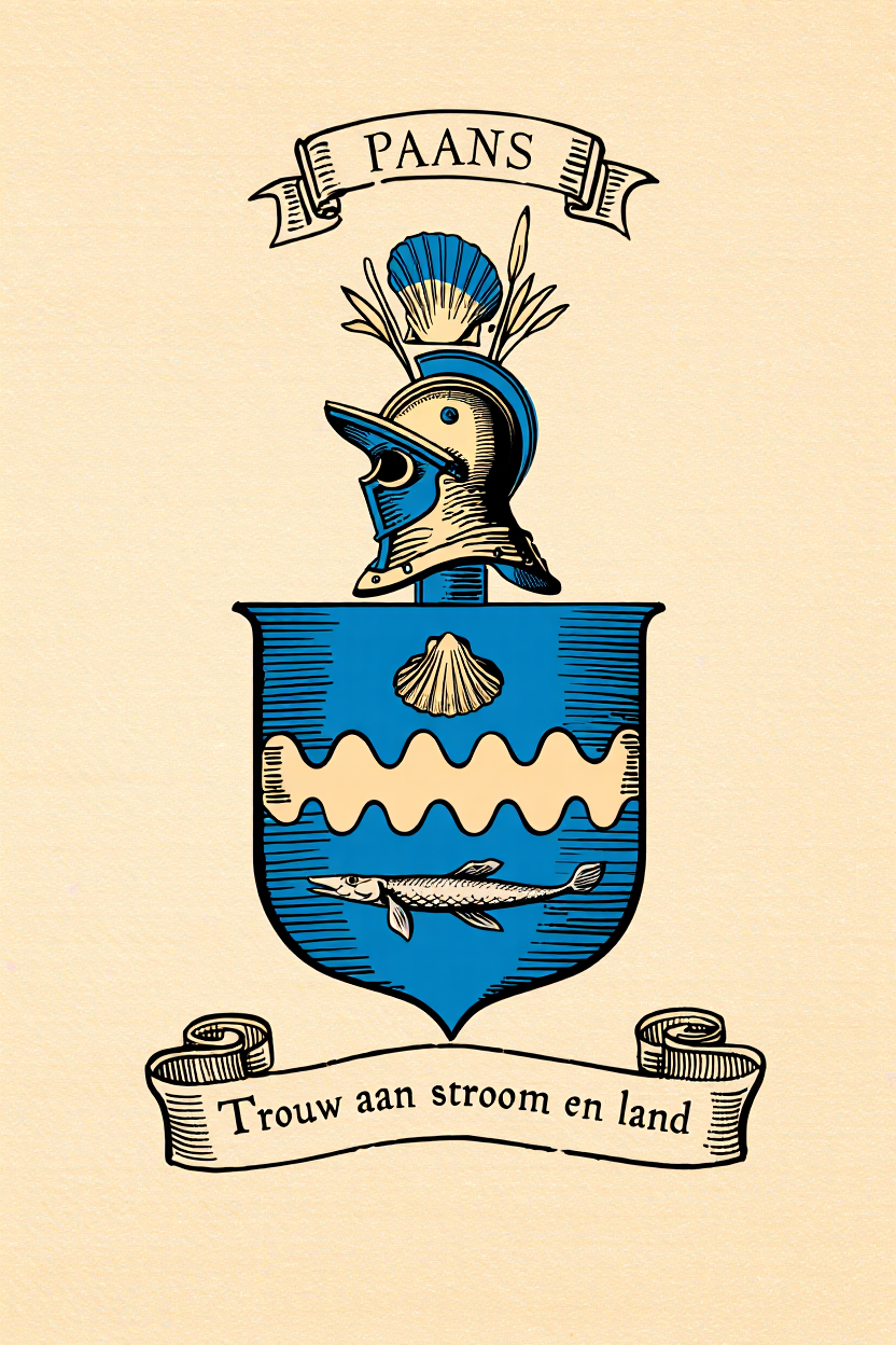 Familiewapen van de achternaam PAANS (vergrendeld)