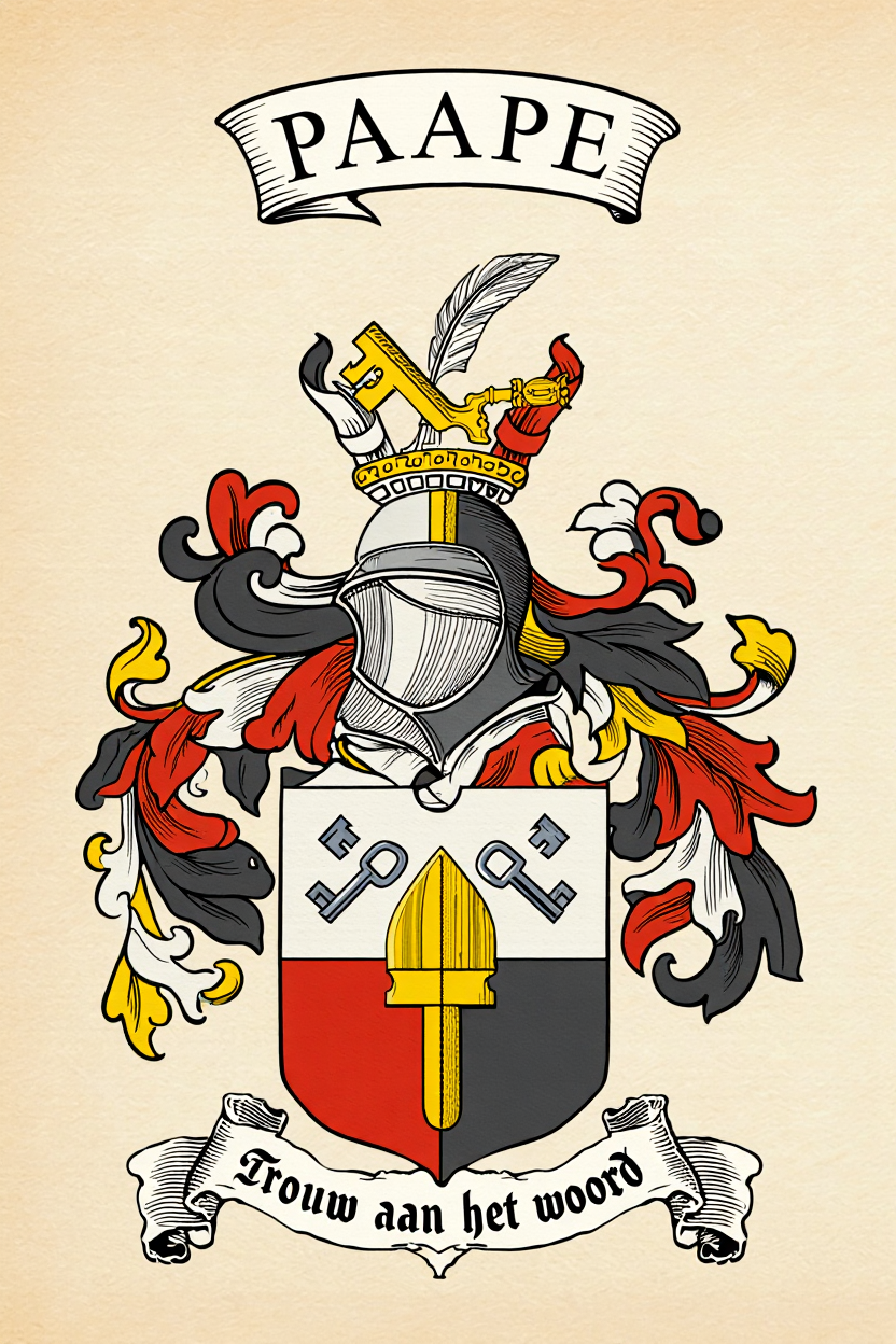 Familiewapen van de achternaam PAAPE