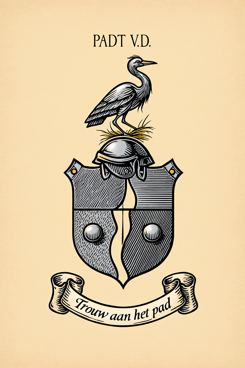 Familiewapen van de achternaam PADT V.D. (vergrendeld)