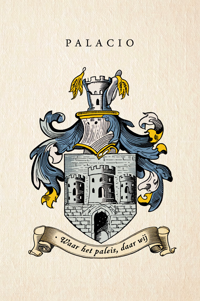 Familiewapen van de achternaam PALACIO (vergrendeld)