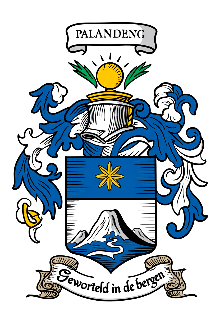Familiewapen van de achternaam PALANDENG (vergrendeld)