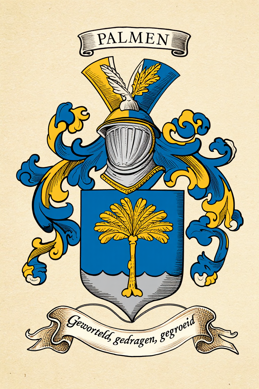 Familiewapen van de achternaam PALMEN