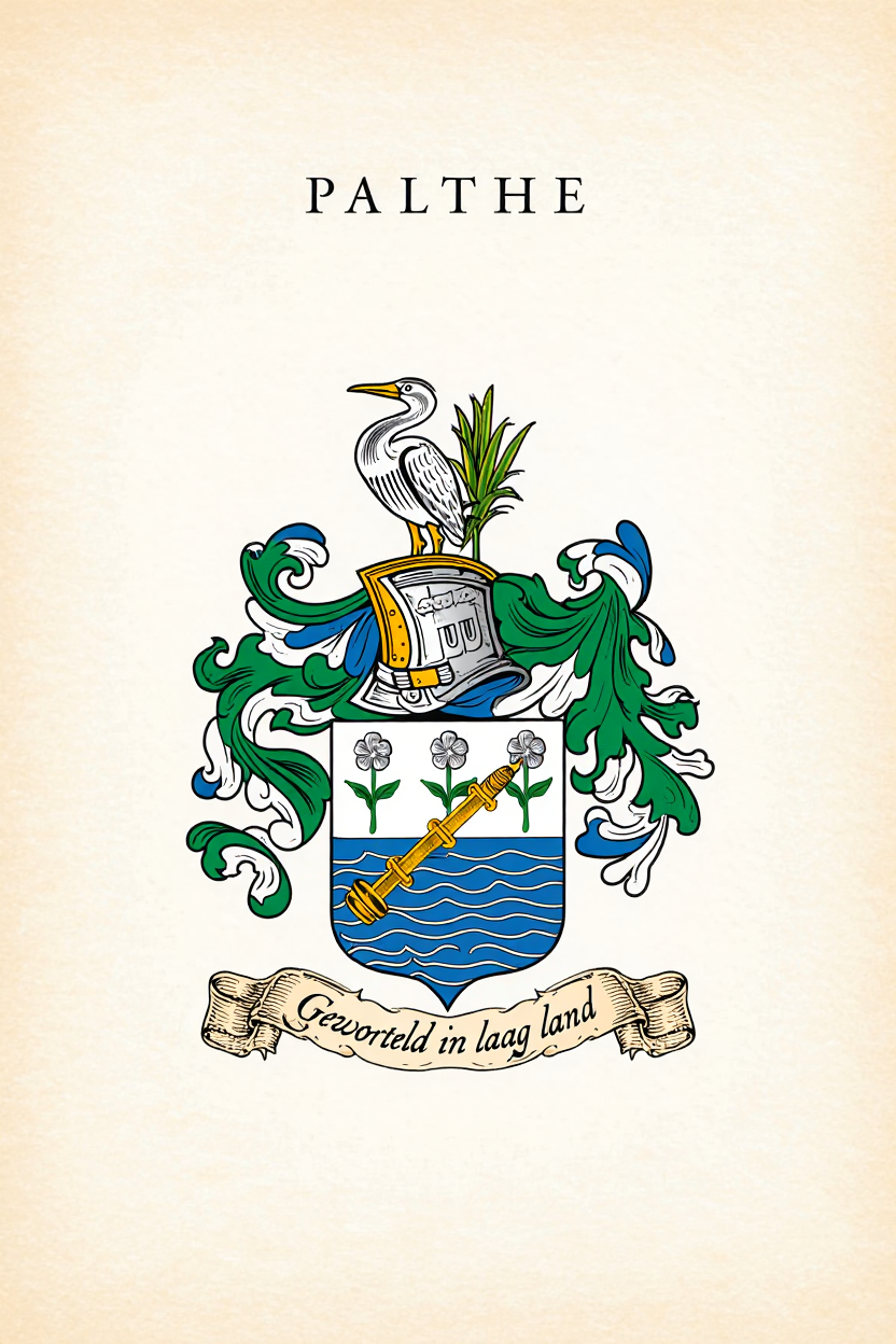 Familiewapen van de achternaam PALTHE (vergrendeld)
