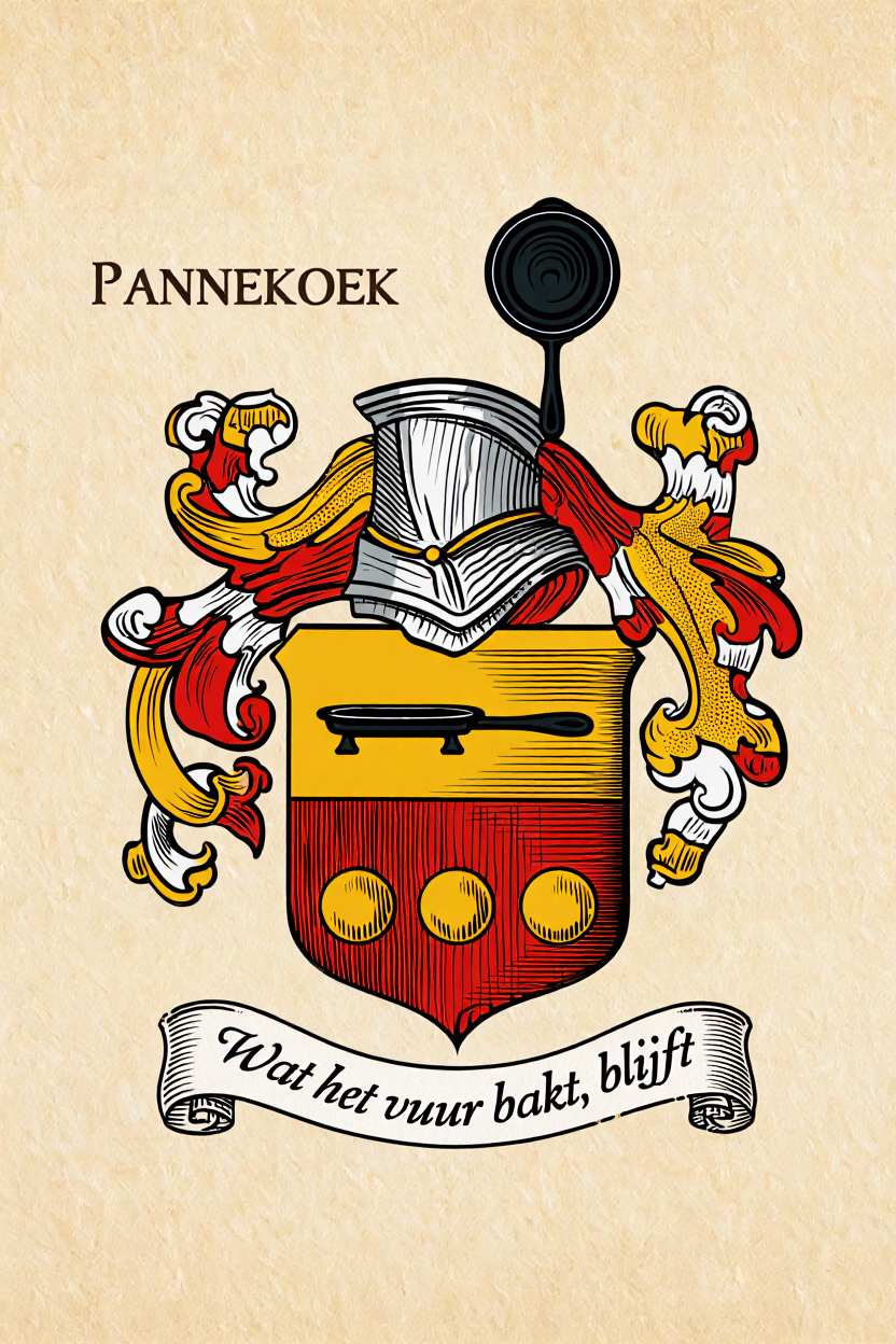 Familiewapen van de achternaam PANNEKOEK