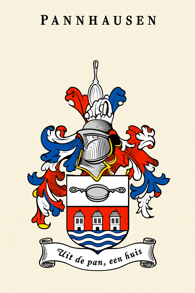 Familiewapen van de achternaam PANNHAUSEN (vergrendeld)