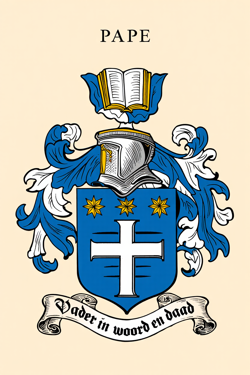 Familiewapen van de achternaam PAPE