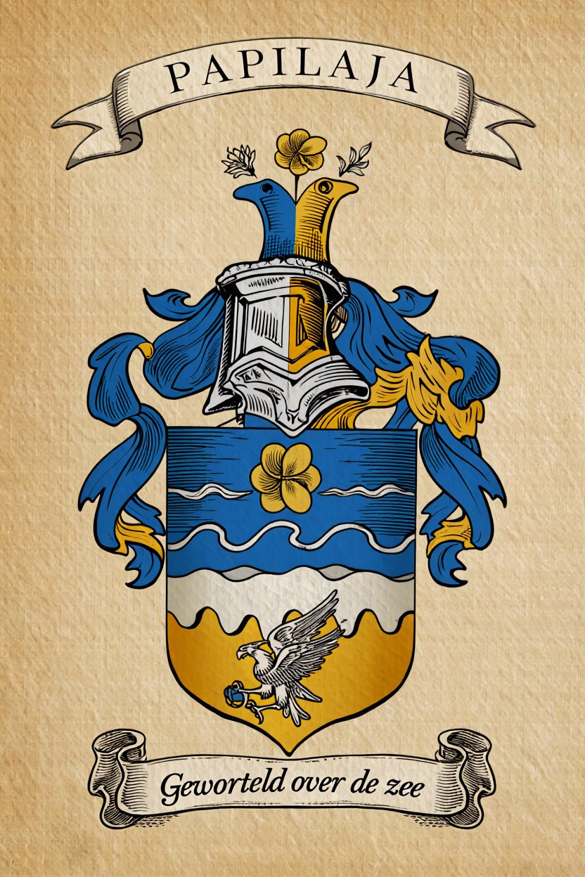 Familiewapen van de achternaam PAPILAJA