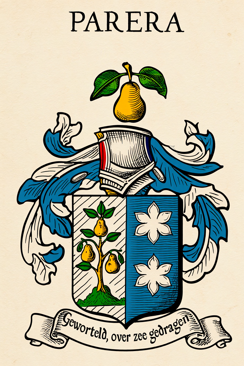 Familiewapen van de achternaam PARERA