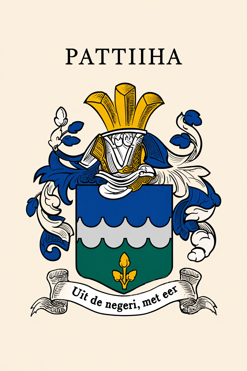 Familiewapen van de achternaam PATTIIHA