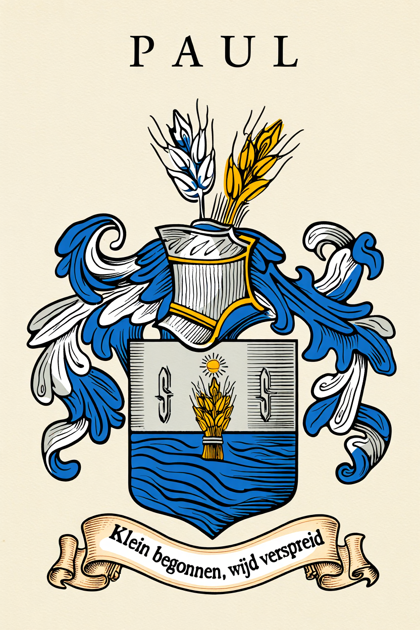 Familiewapen van de achternaam PAUL