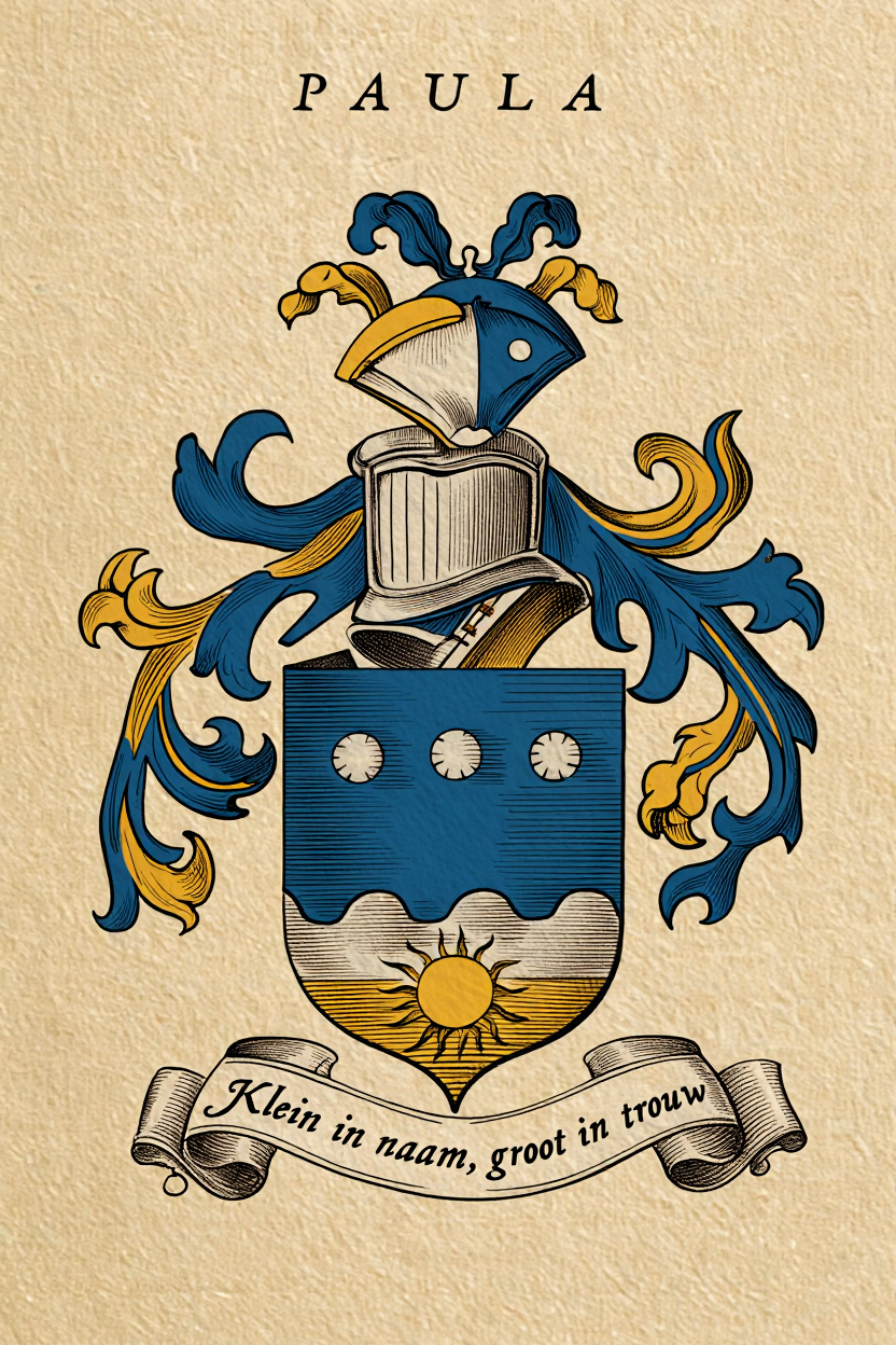 Familiewapen van de achternaam PAULA