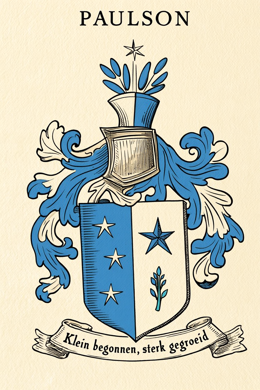 Familiewapen van de achternaam PAULSON