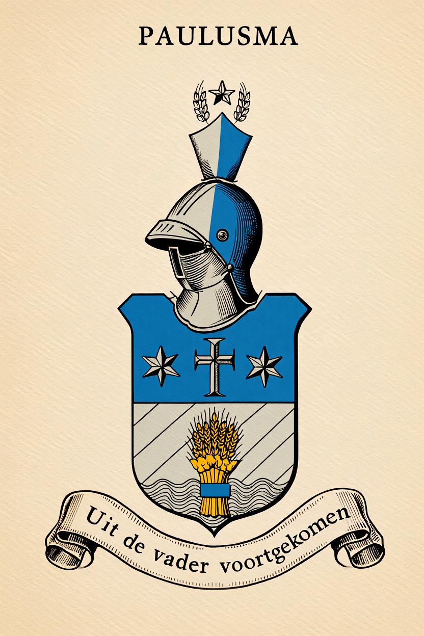 Familiewapen van de achternaam PAULUSMA