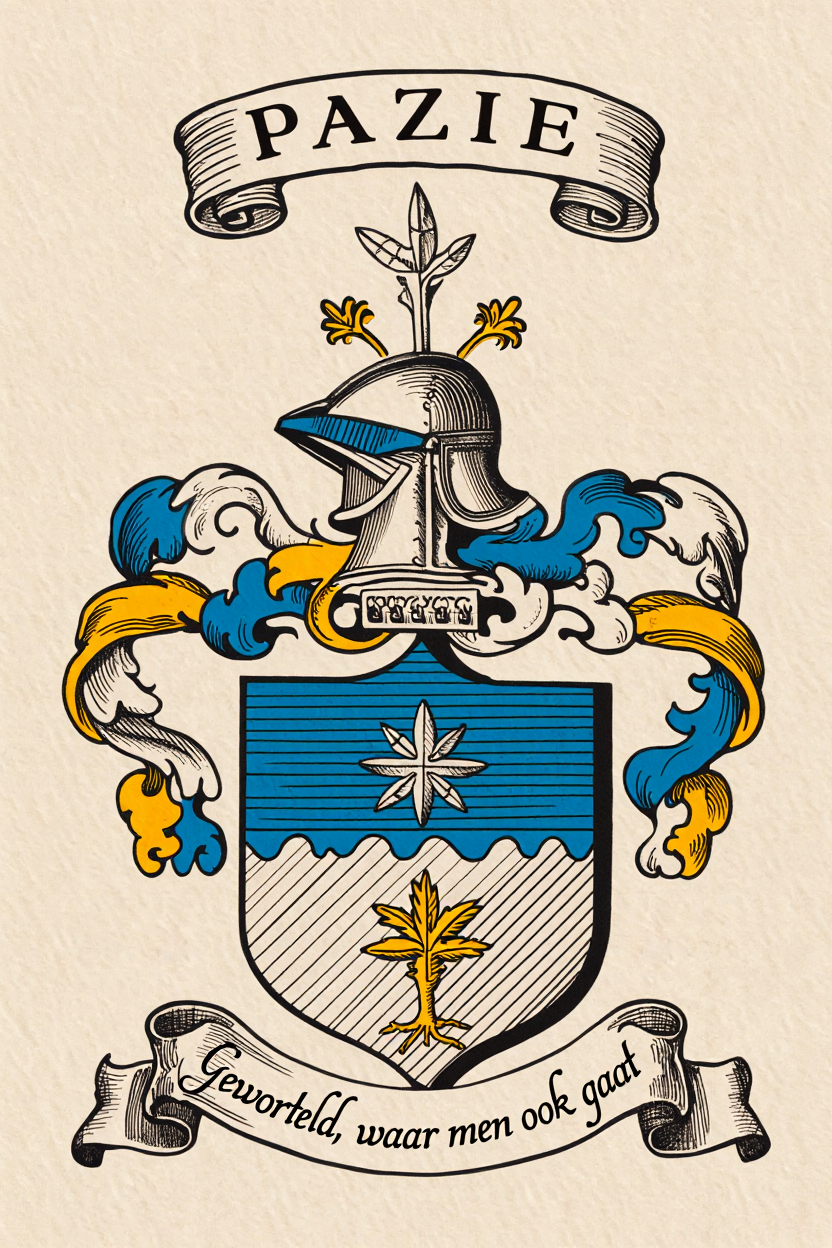 Familiewapen van de achternaam PAZIE