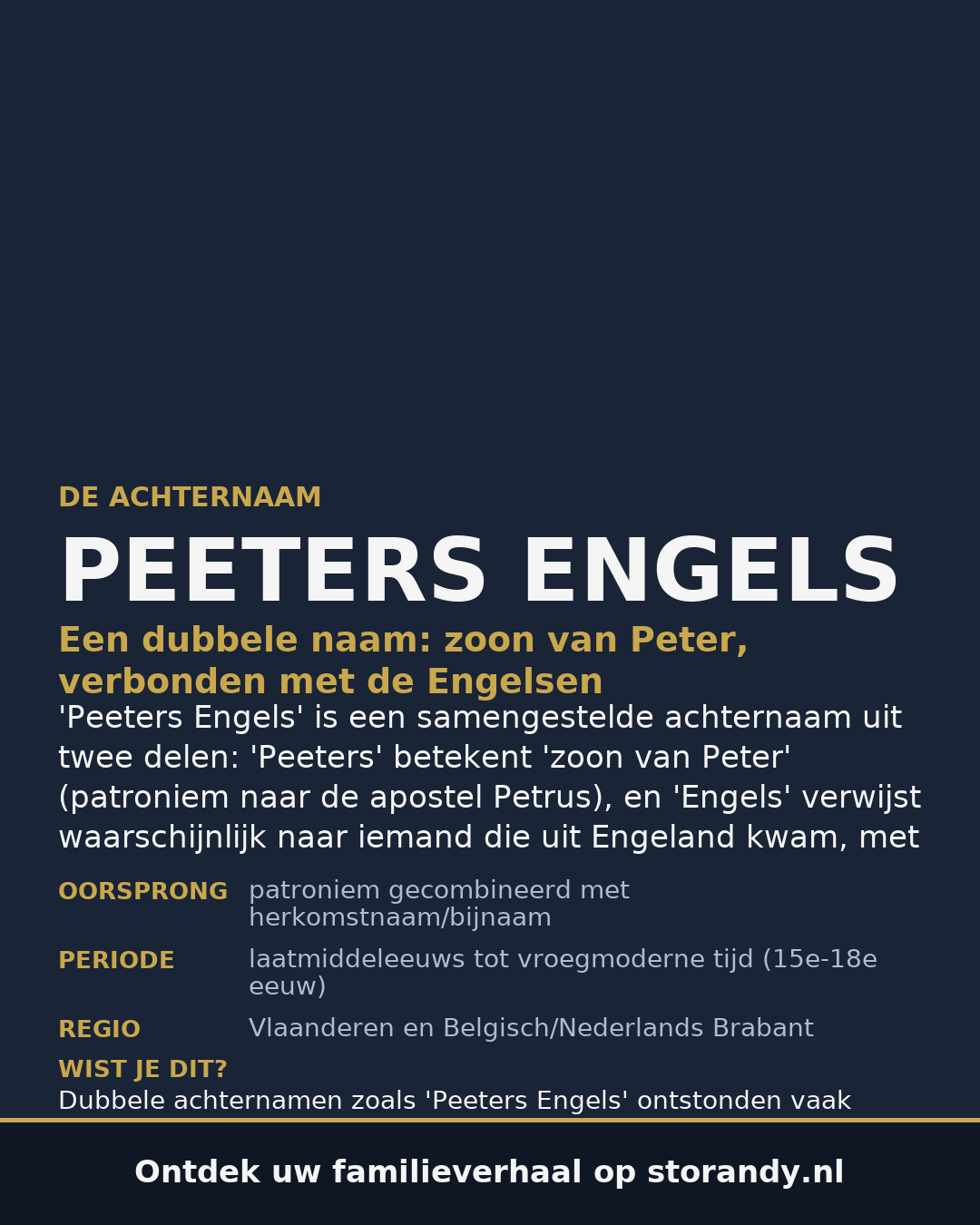 Familiewapen van de achternaam PEETERS ENGELS