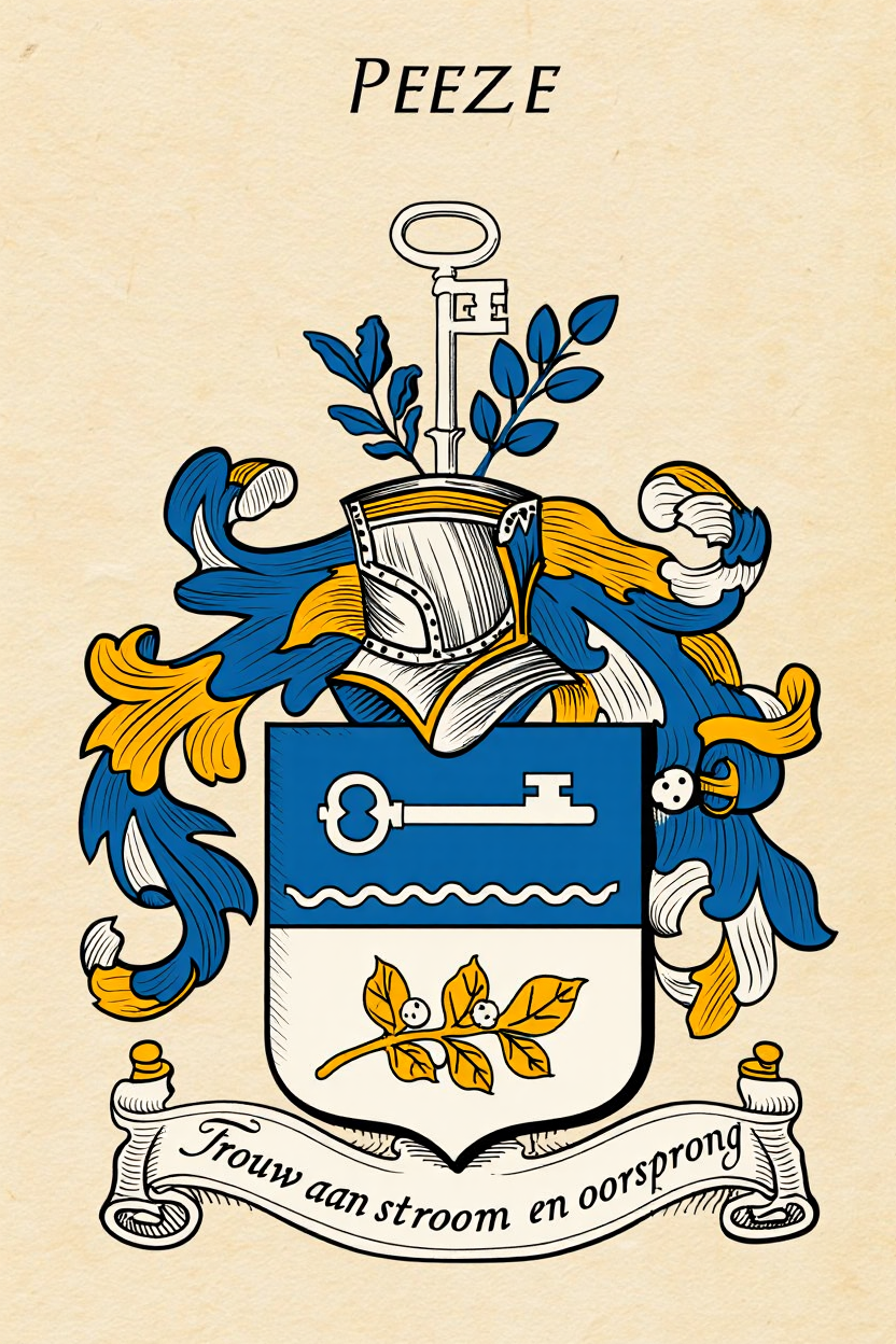 Familiewapen van de achternaam PEEZE