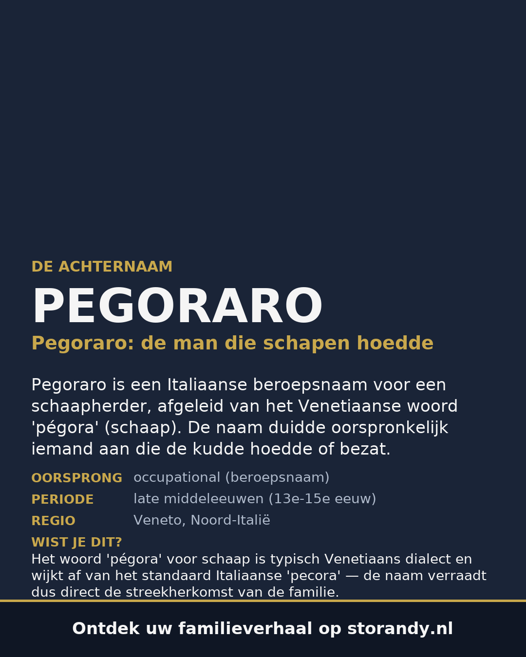 Familiewapen van de achternaam PEGORARO