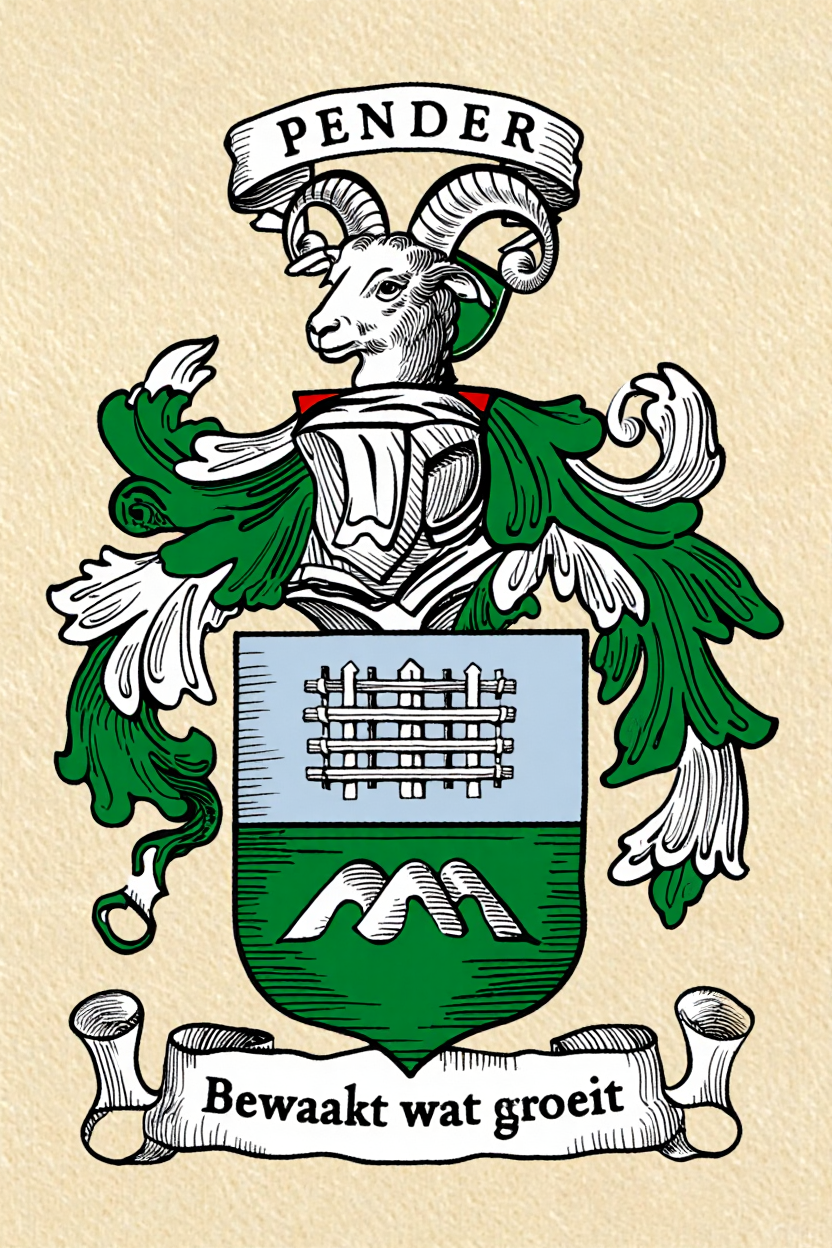 Familiewapen van de achternaam PENDER