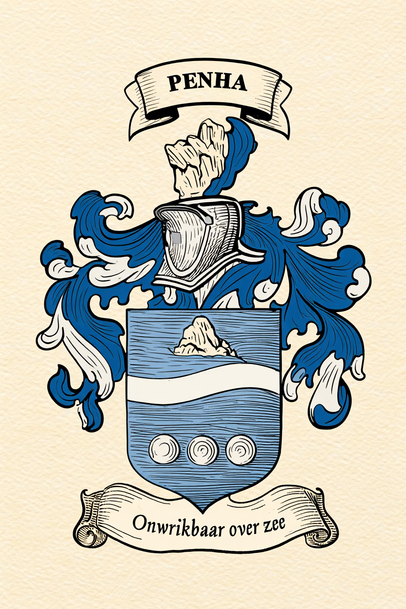 Familiewapen van de achternaam PENHA