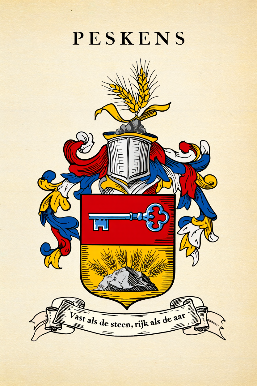 Familiewapen van de achternaam PESKENS