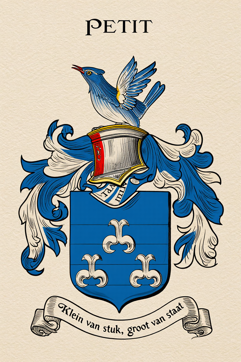 Familiewapen van de achternaam PETIT