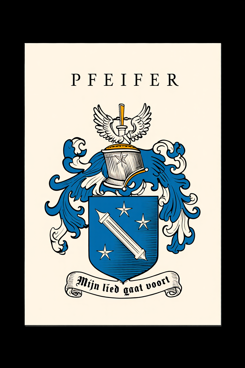 Familiewapen van de achternaam PFEIFER