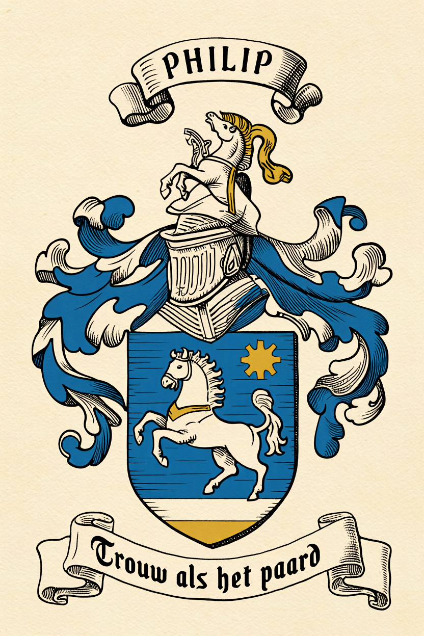 Familiewapen van de achternaam PHILIP