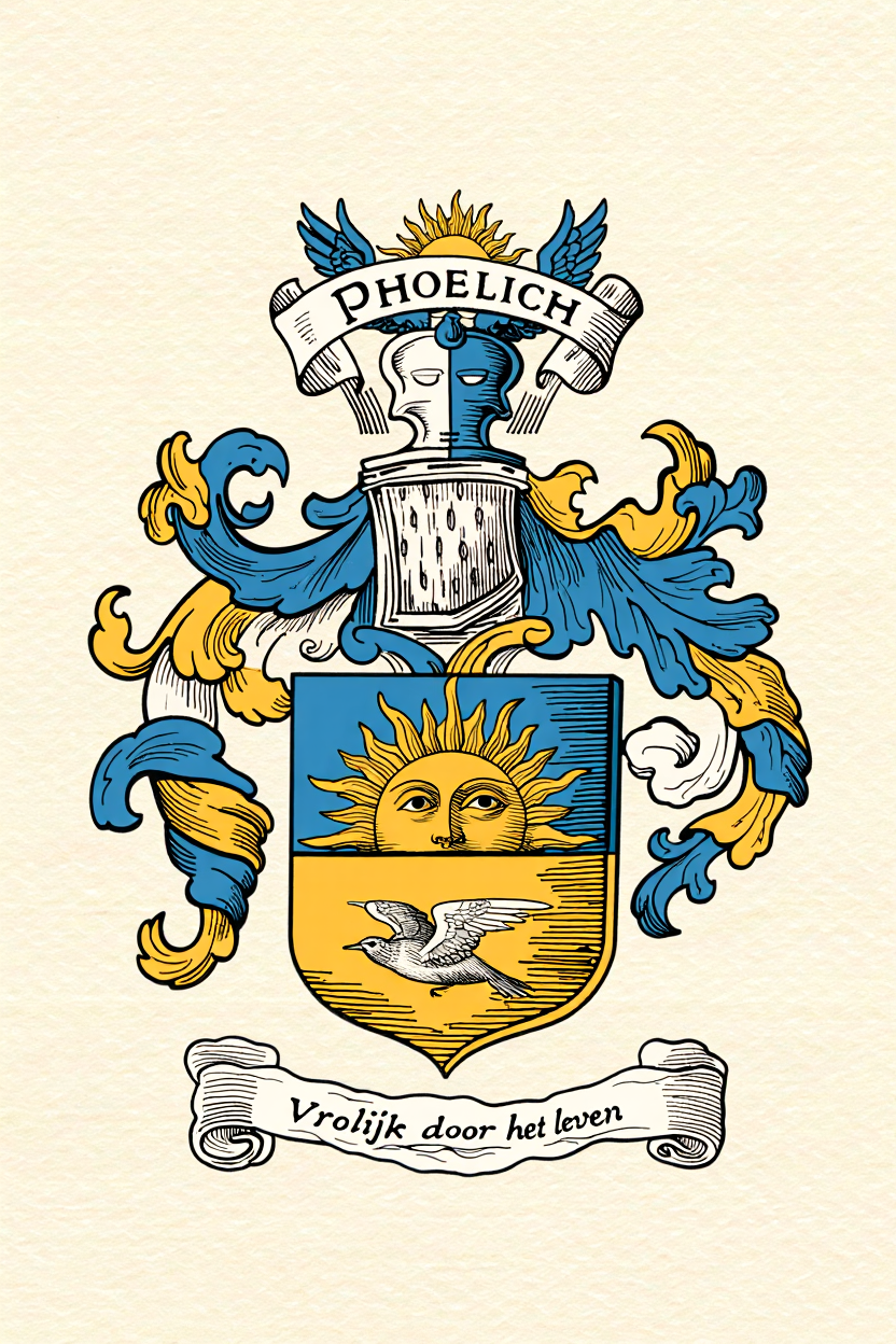 Familiewapen van de achternaam PHOELICH (vergrendeld)
