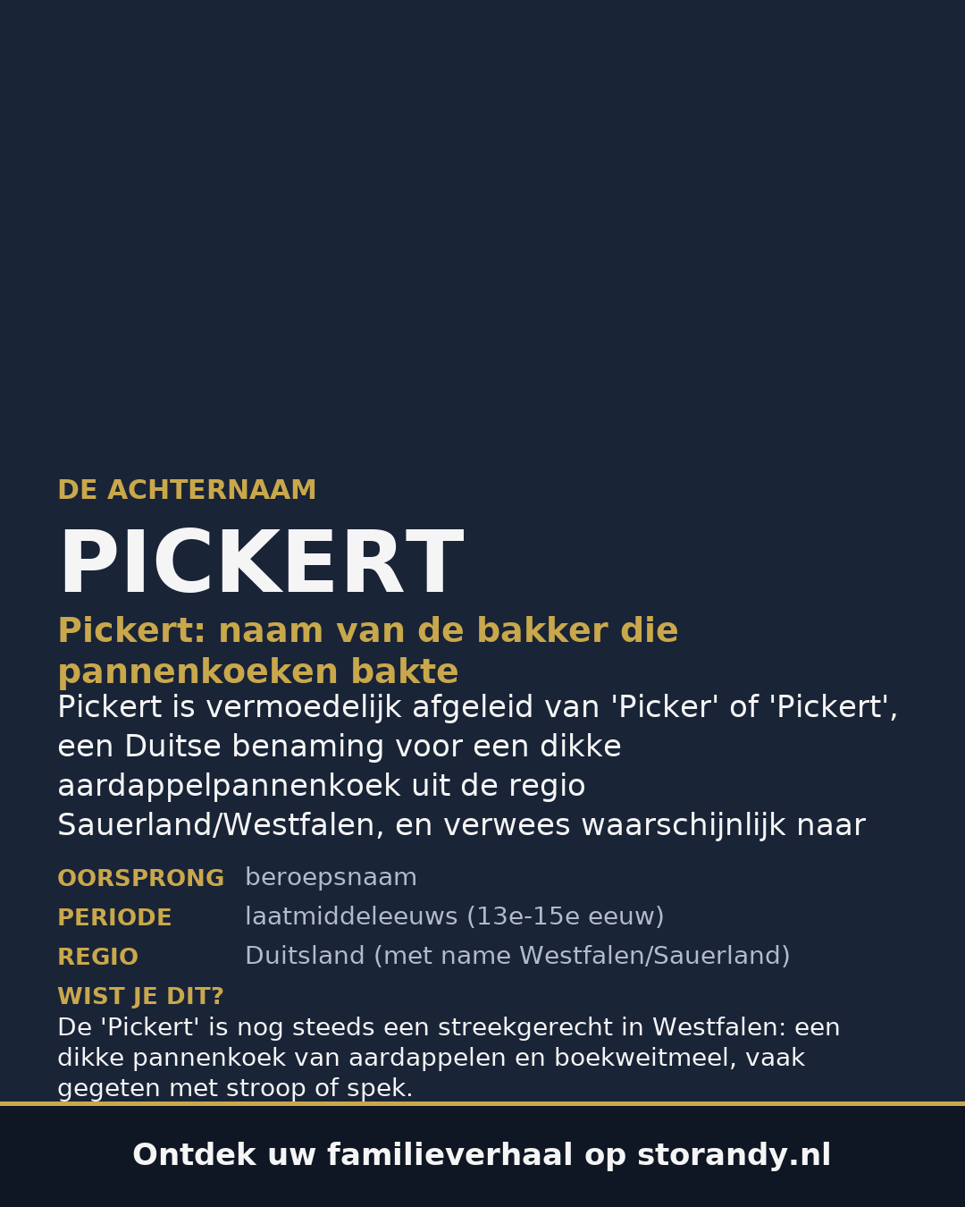 Familiewapen van de achternaam PICKERT