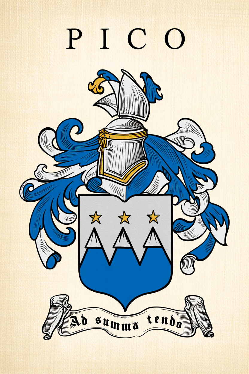 Familiewapen van de achternaam PICO