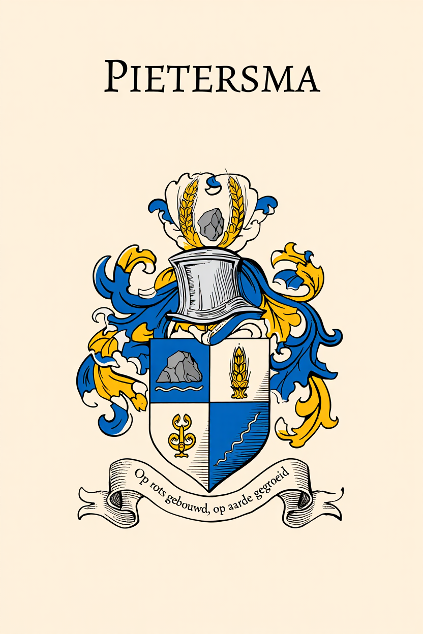Familiewapen van de achternaam PIETERSMA