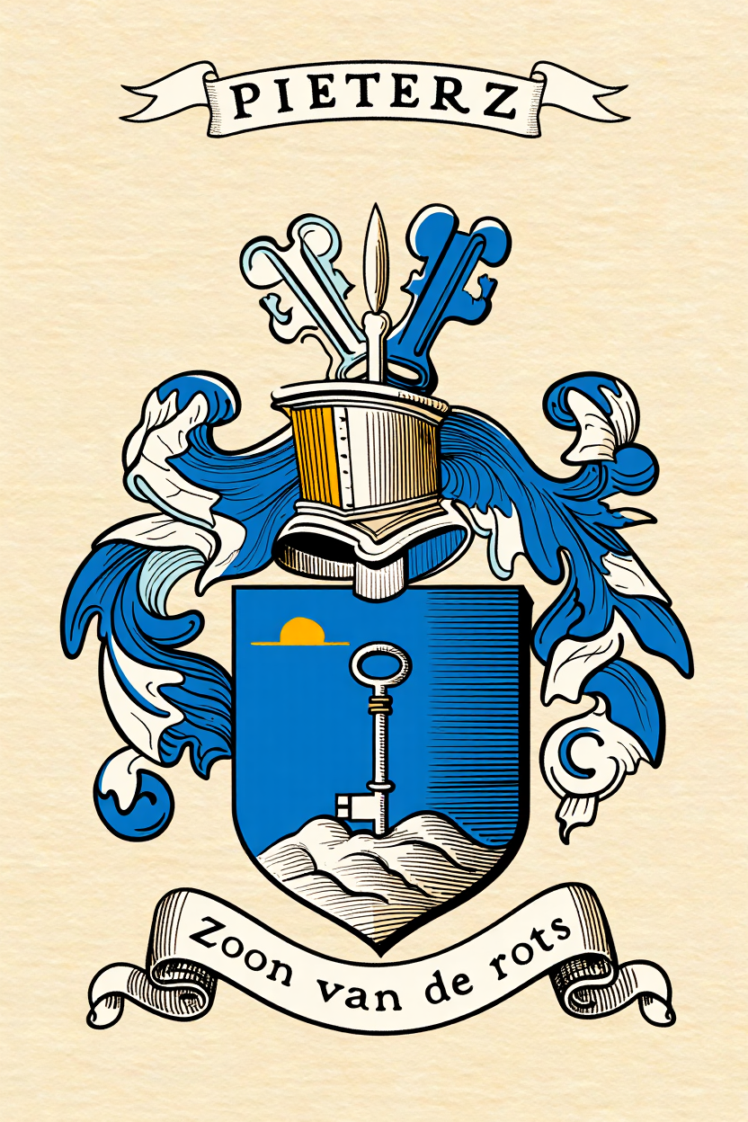 Familiewapen van de achternaam PIETERZ