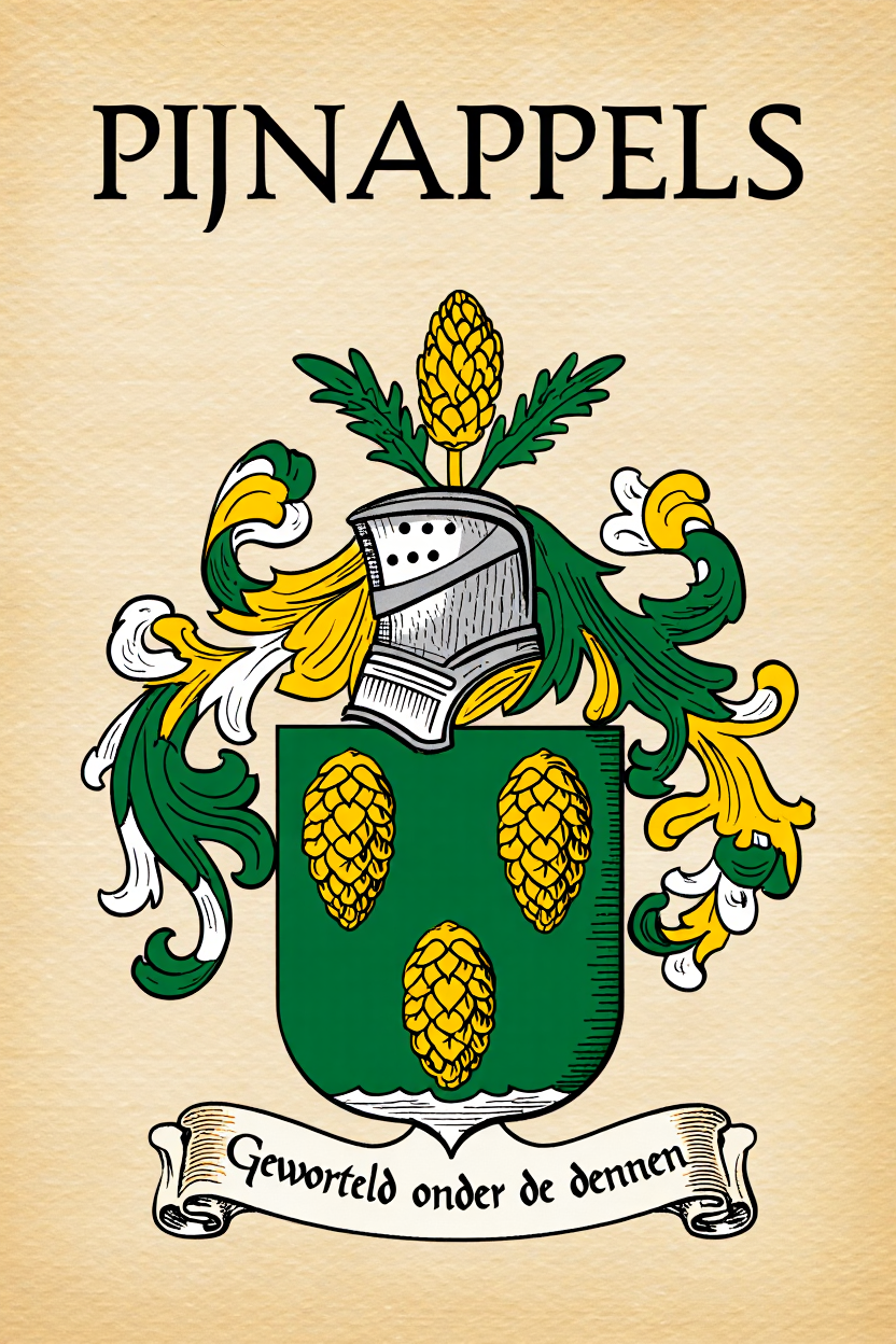 Familiewapen van de achternaam PIJNAPPELS