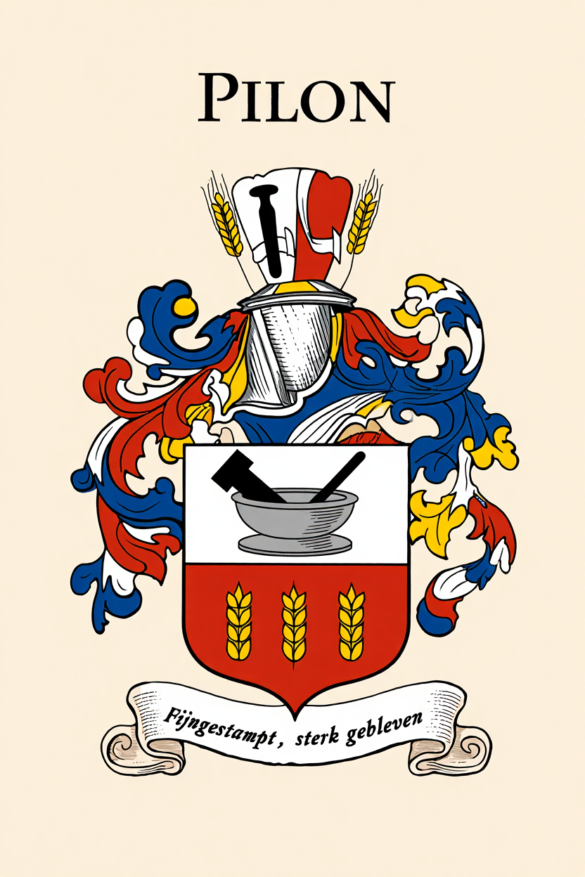 Familiewapen van de achternaam PILON