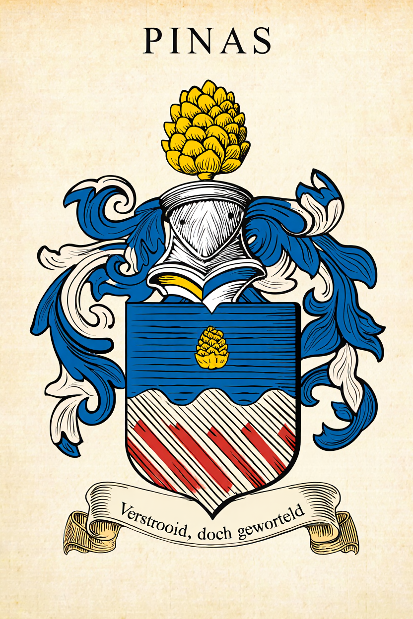 Familiewapen van de achternaam PINAS