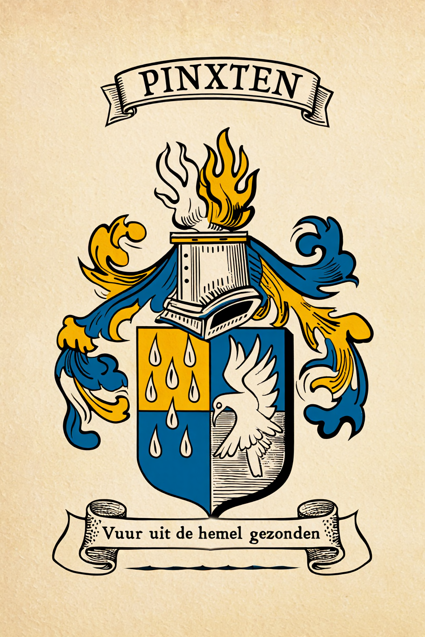 Familiewapen van de achternaam PINXTEN (vergrendeld)