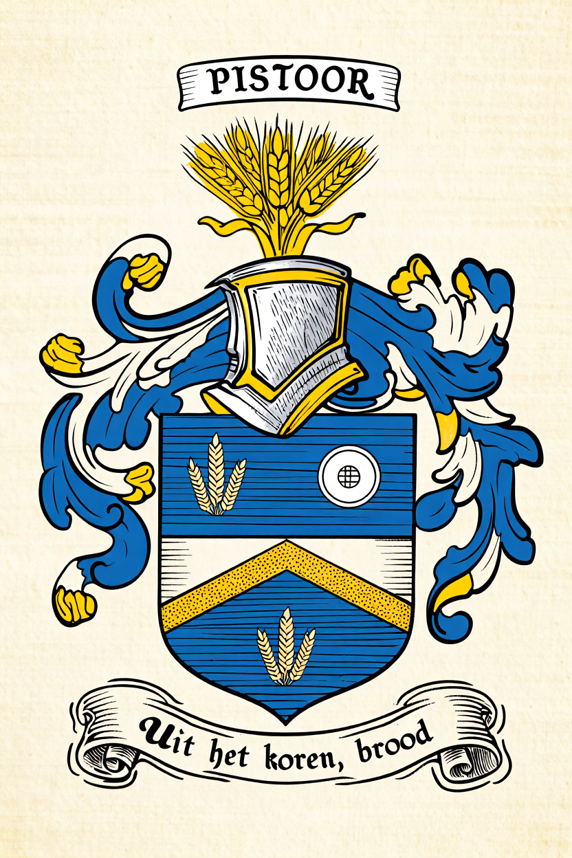 Familiewapen van de achternaam PISTOOR